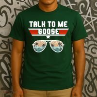 Talk To Me Goose Jet Fighter Sunglasses T-Shirt thumb 3