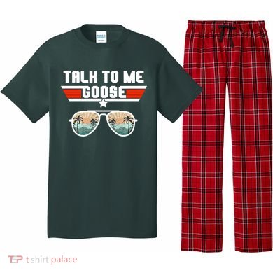 Talk To Me Goose Jet Fighter Sunglasses Pajama Set