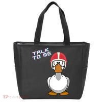 Talk To Me Goose Tote Bag thumb 0