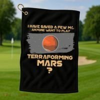 Terraforming the mars Board game Board games board gamer Golf Towel thumb 1