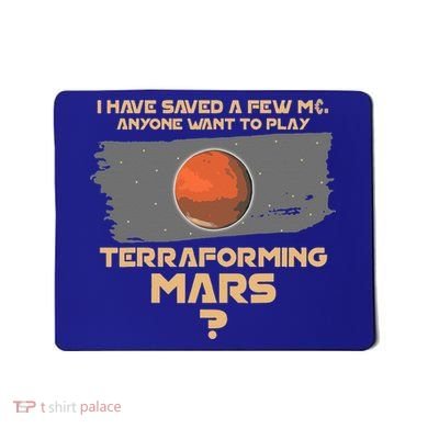 Terraforming the mars Board game Board games board gamer Mousepad