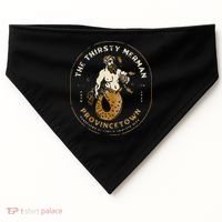 The Thirsty Merman Provincetown Cape Cod Massachusetts USA-Made Doggie Bandana thumb 0