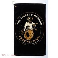 The Thirsty Merman Provincetown Cape Cod Massachusetts Golf Towel thumb 0