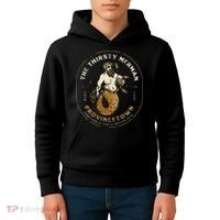 The Thirsty Merman Provincetown Cape Cod Massachusetts Kids Hoodie thumb 4