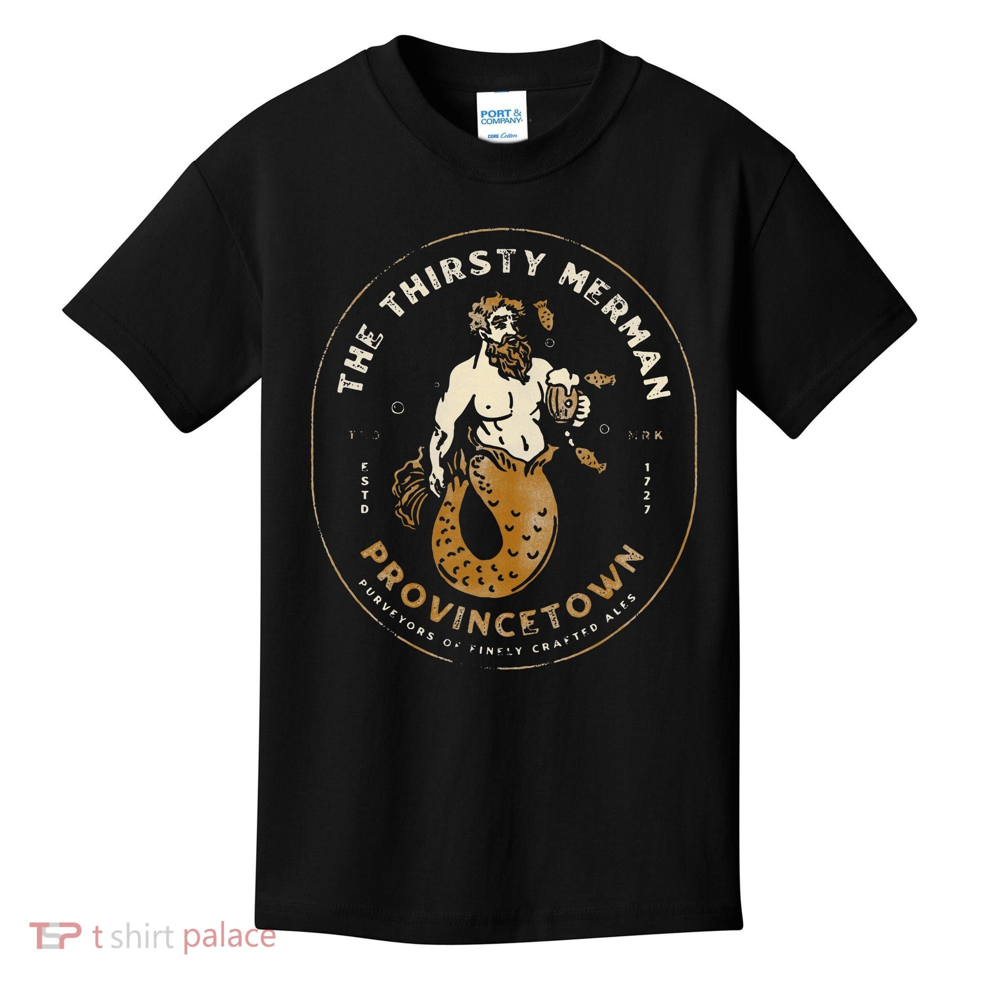 The Thirsty Merman Provincetown Cape Cod Massachusetts Kids T-Shirt