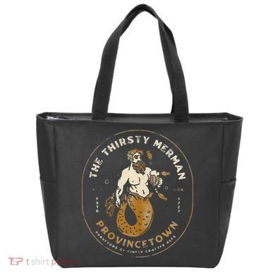 The Thirsty Merman Provincetown Cape Cod Massachusetts Tote Bag