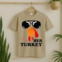Thanksgiving Turkey Matching For Couple HER TURKEY T-Shirt thumb 2
