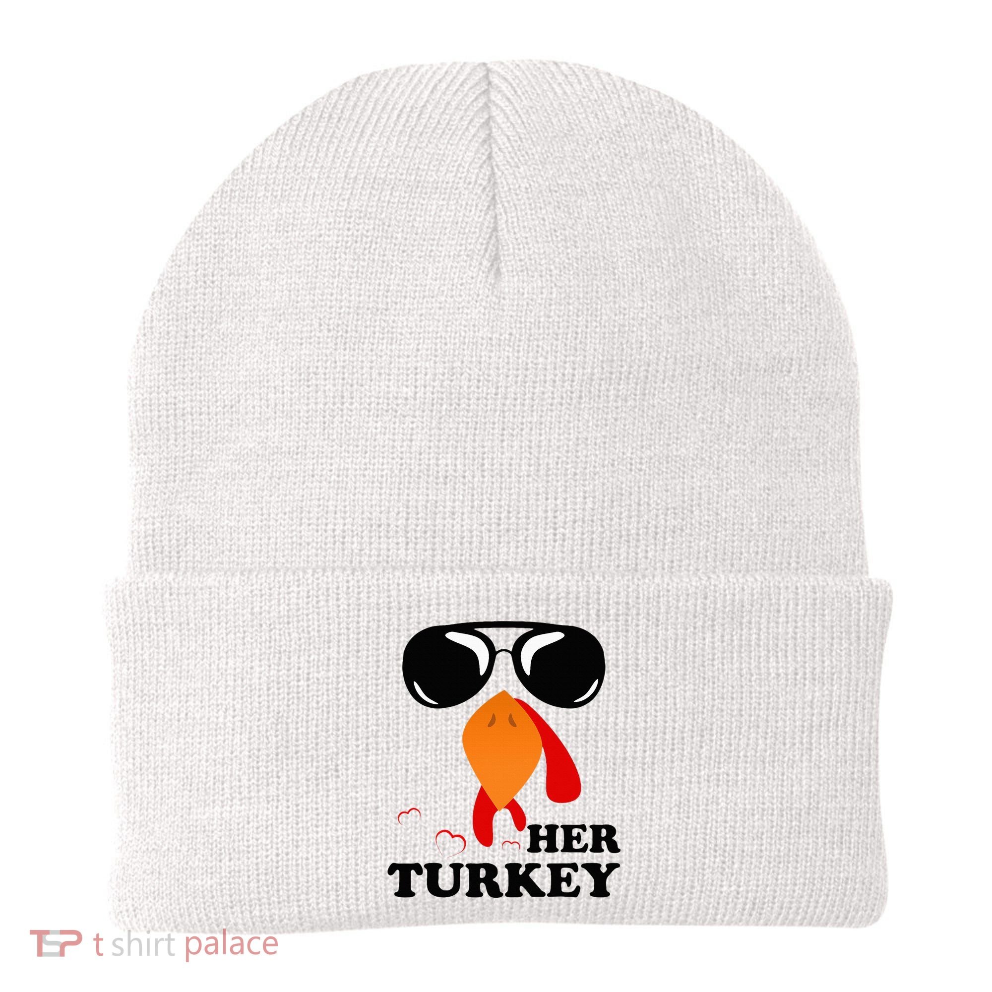Thanksgiving Turkey Matching For Couple HER TURKEY Beanie