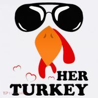 Thanksgiving Turkey Matching For Couple HER TURKEY Hat thumb 2