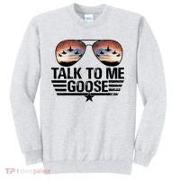 Talk To Me Goose Jet Fighter Sunglasses Sweatshirt thumb 0