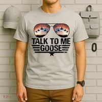 Talk To Me Goose Jet Fighter Sunglasses T-Shirt thumb 6