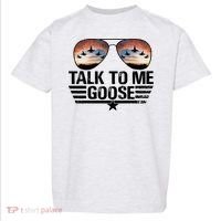 Talk To Me Goose Jet Fighter Sunglasses Toddler T-Shirt thumb 0