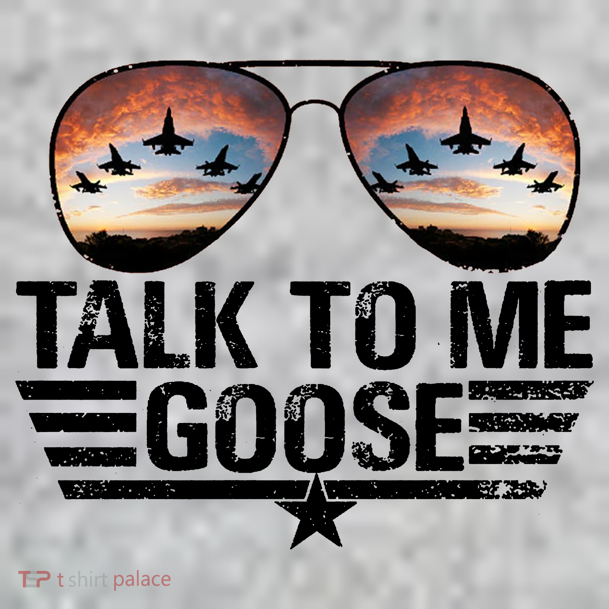 Talk To Me Goose Jet Fighter Sunglasses Kids Sweatshirt