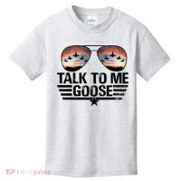 Talk To Me Goose Jet Fighter Sunglasses Kids T-Shirt thumb 0