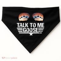 Talk To Me Goose Jet Fighter Sunglasses USA-Made Doggie Bandana thumb 0