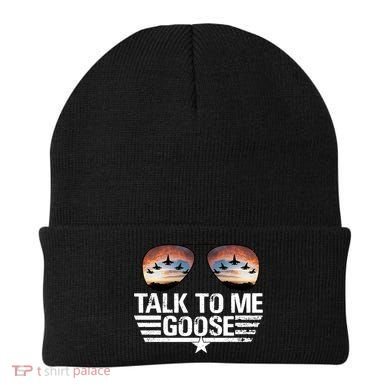 Talk To Me Goose Jet Fighter Sunglasses Beanie