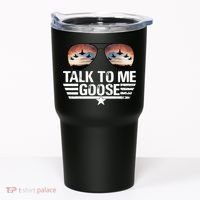 Talk To Me Goose Jet Fighter Sunglasses Tumbler thumb 0