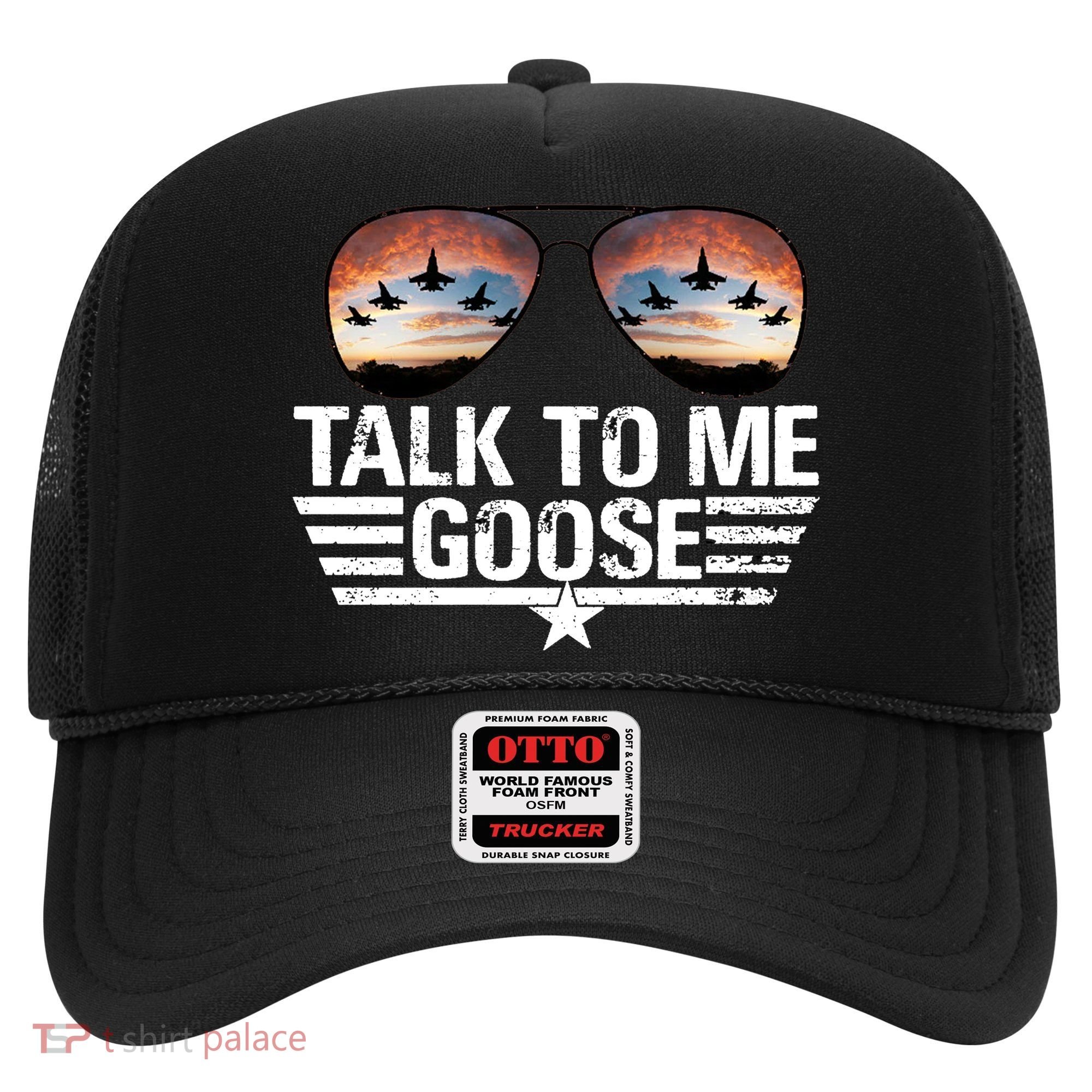 Talk To Me Goose Jet Fighter Sunglasses Hat