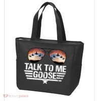 Talk To Me Goose Jet Fighter Sunglasses Tote Bag thumb 3