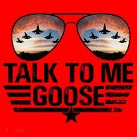 Talk To Me Goose Jet Fighter Sunglasses Santa Hat thumb 1
