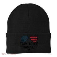 Talk To Me Goose USA Flag Sunglasses Beanie thumb 0