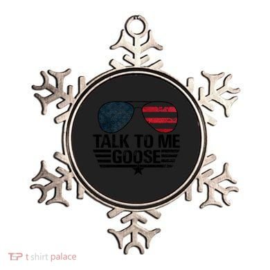 Talk To Me Goose USA Flag Sunglasses Ornament