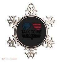 Talk To Me Goose USA Flag Sunglasses Ornament thumb 0