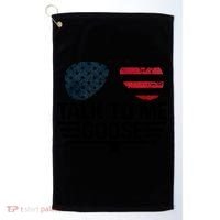 Talk To Me Goose USA Flag Sunglasses Golf Towel thumb 0