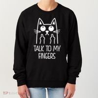 Talk To My Fingers Women's Sweatshirt thumb 0