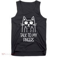 Talk To My Fingers Tank Top thumb 0