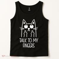 Talk To My Fingers Tank Top thumb 2