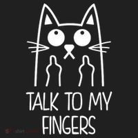 Talk To My Fingers Golf Towel thumb 3