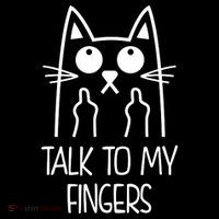 Talk To My Fingers Women's T-Shirt thumb 6