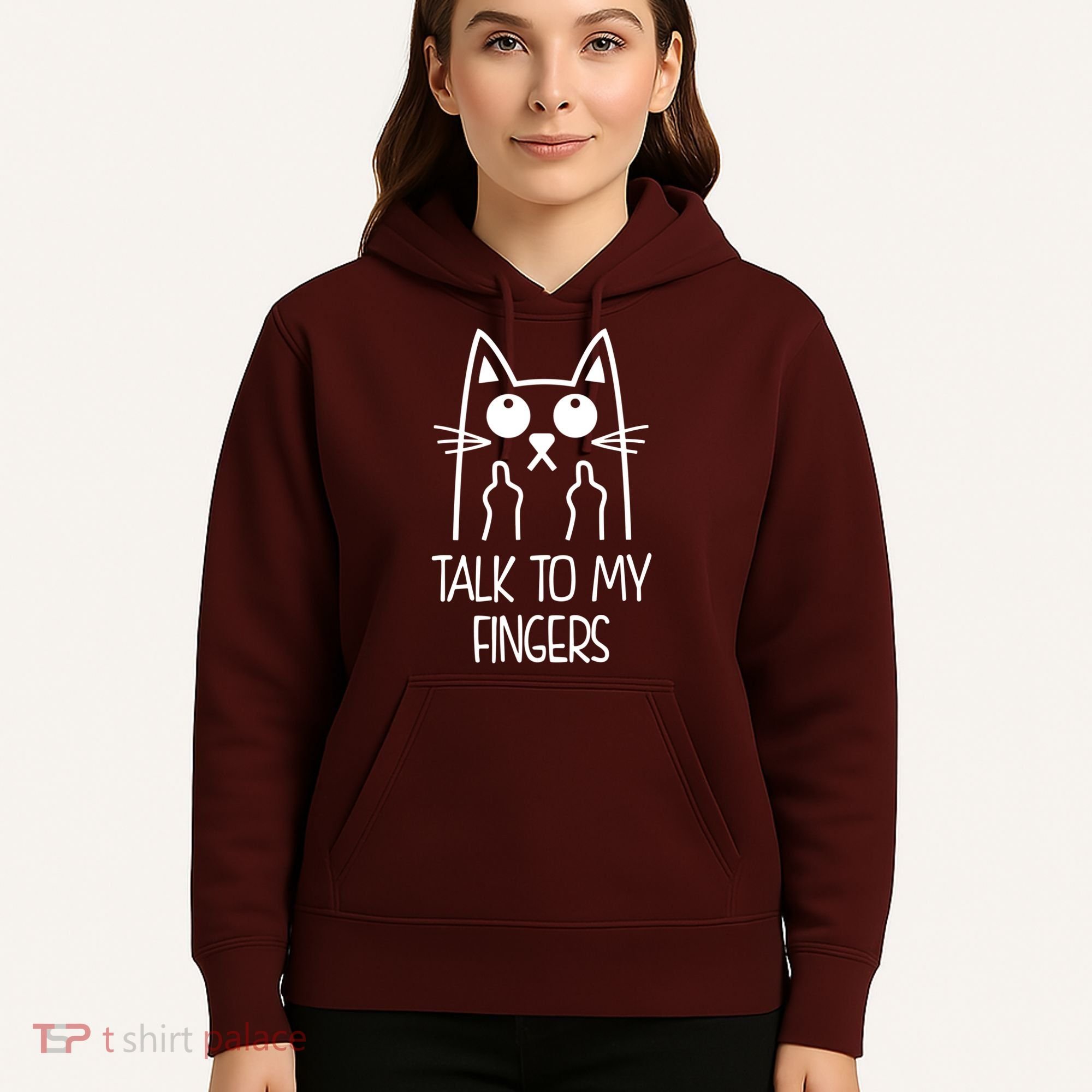 Talk To My Fingers Hoodie