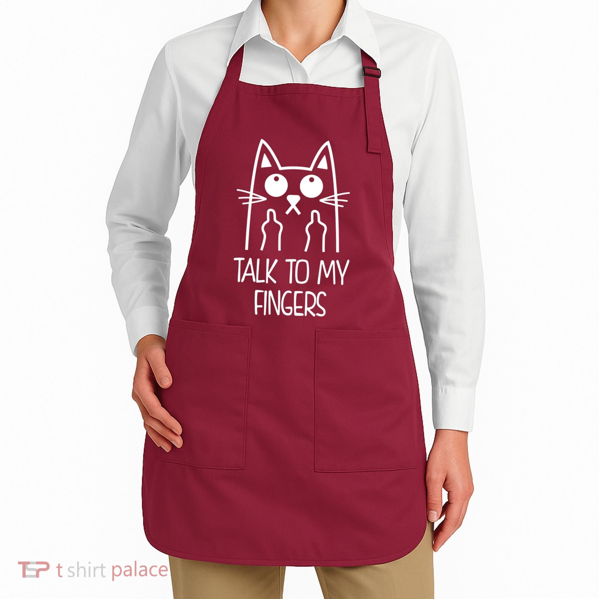 Talk To My Fingers Apron
