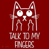 Talk To My Fingers Sweatshirt thumb 2