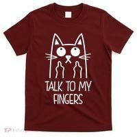 Talk To My Fingers T-Shirt thumb 0