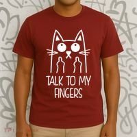 Talk To My Fingers T-Shirt thumb 3