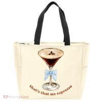That’S That Me Espresso Espresso Martini Blue Bow Tote Bag thumb 0