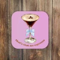 That’S That Me Espresso Espresso Martini Blue Bow Coaster thumb 0