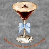 That’S That Me Espresso Espresso Martini Blue Bow Toddler Hoodie thumb 2