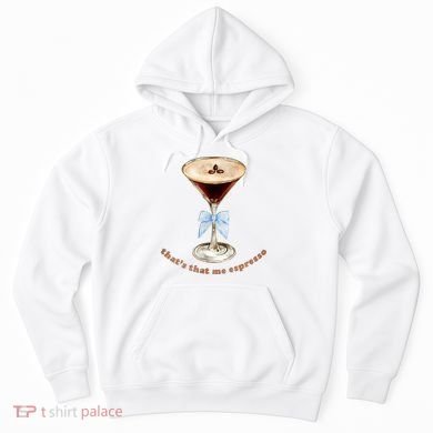 That’S That Me Espresso Espresso Martini Blue Bow Hoodie