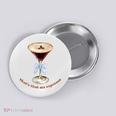 That’S That Me Espresso Espresso Martini Blue Bow Button