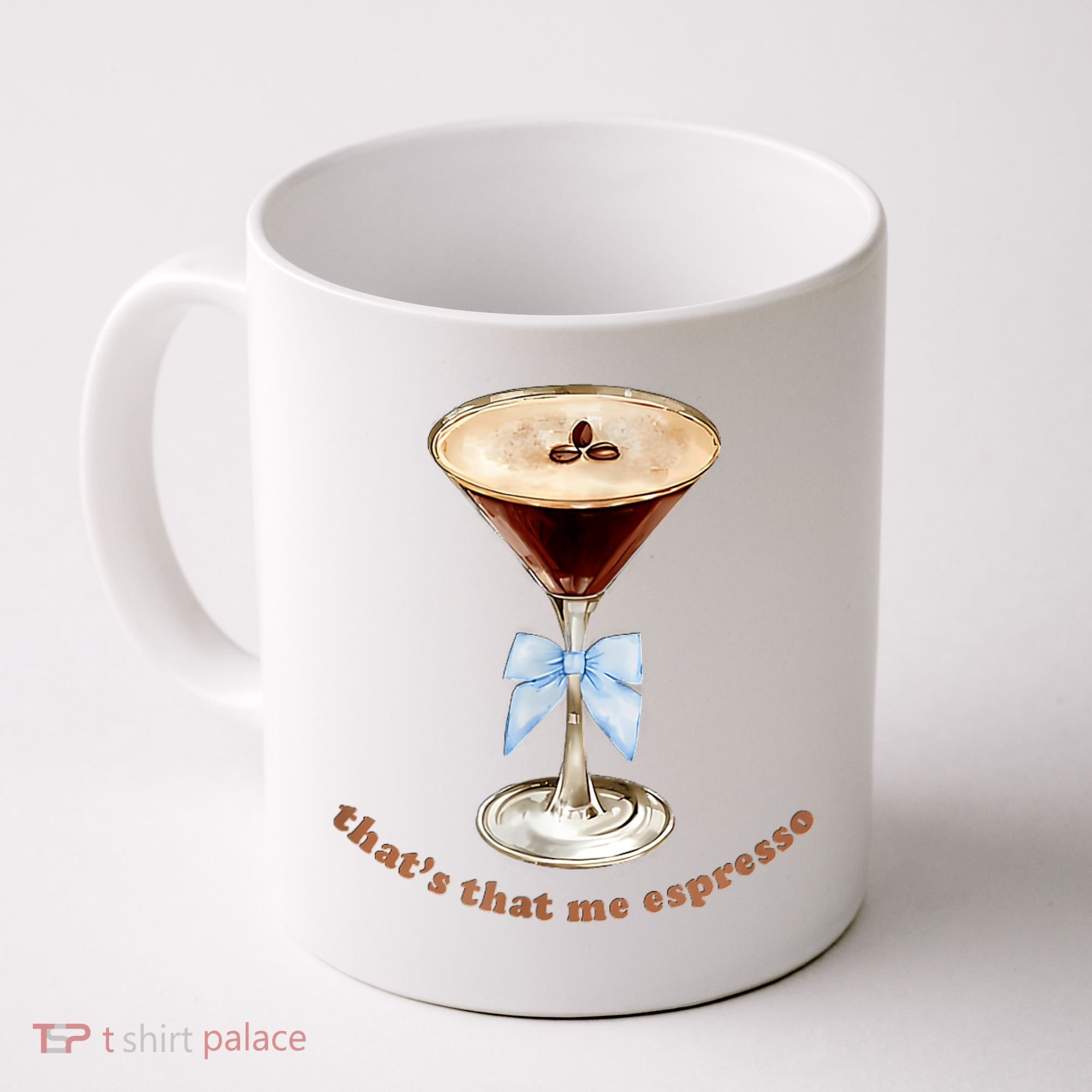 That’S That Me Espresso Espresso Martini Blue Bow Coffee Mug