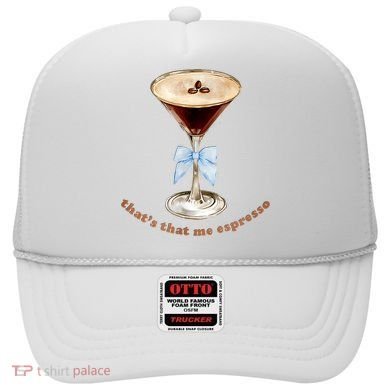 That’S That Me Espresso Espresso Martini Blue Bow Hat