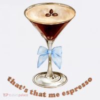 That’S That Me Espresso Espresso Martini Blue Bow Hat thumb 2