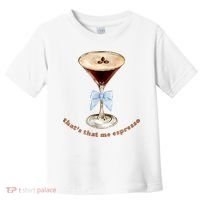 That’S That Me Espresso Espresso Martini Blue Bow Toddler T-Shirt thumb 0