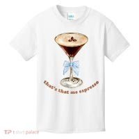 That’S That Me Espresso Espresso Martini Blue Bow Kids T-Shirt thumb 0