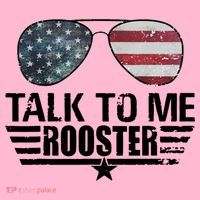 Talk To Me Rooster Funny. Coaster thumb 2
