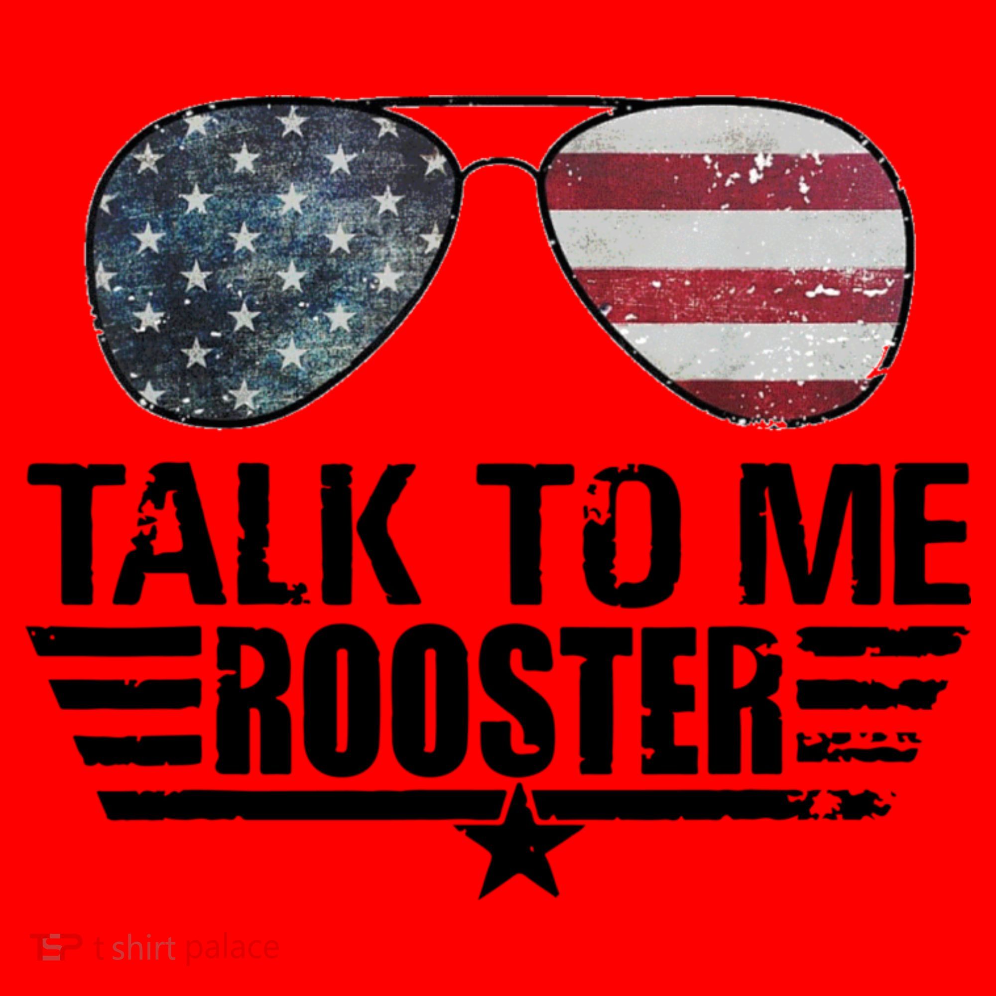 Talk To Me Rooster Funny. Santa Hat
